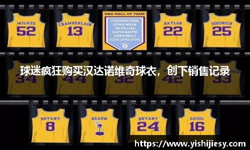 球迷疯狂购买汉达诺维奇球衣，创下销售记录